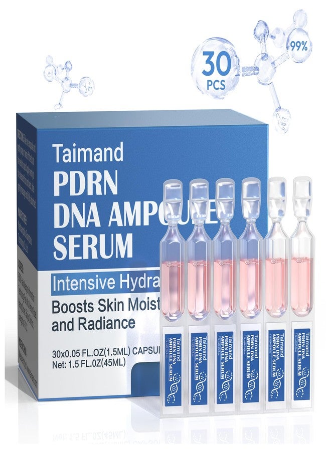 Taimand Salmon DNA PDRN Serum for Face, 99% PDRN Intensive Ampoule, Collagen, Glutathione, Niacinamide & Hyaluronic Acids, Pre-makeup Skincare, Ultra Hydrating Serum, Improves Skin Radiance, 0.05 fl.oz x 30e - Image 1